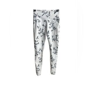 Allfenix XS white and blue floral leggings